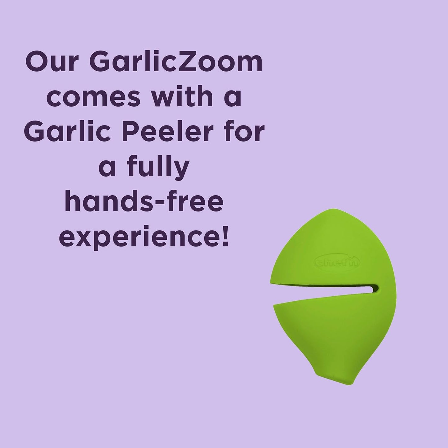 Chef'n 102-663-011 GarlicZoom Garlic Chopper, XL, Green