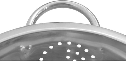 Winco Aluminum Colander with Base, 8-Quart, Medium
