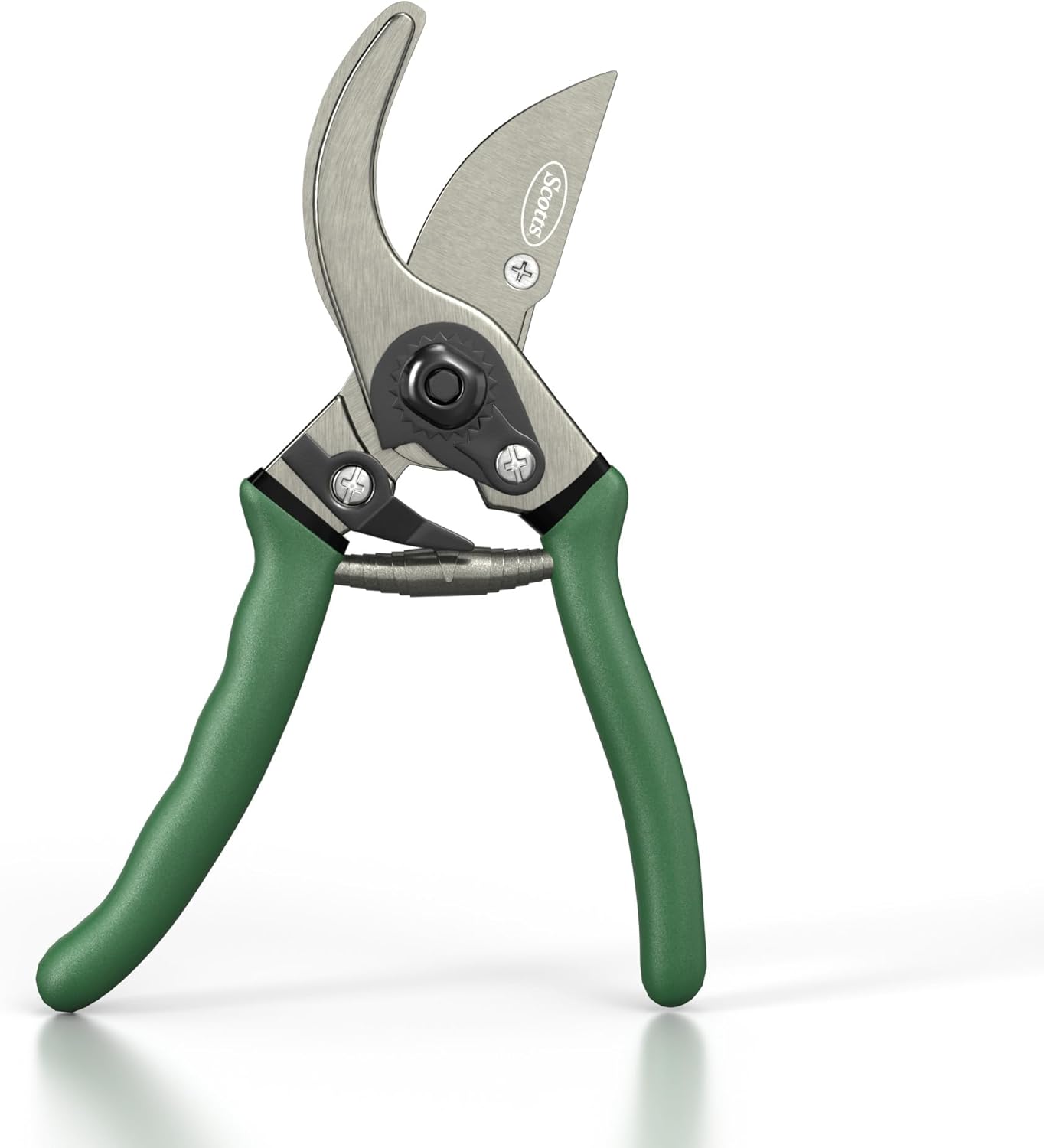 Scotts 8 in. All-Purpose Steel Garden Utility Shears with Serrated Blades – Comfort Grip Yard and Garden Scissors for Pruning Plants, Flowers, and Herbs