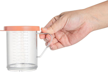 Restaurantware Spice Shaker 1 Count Plastic Shaker, Durable Seasoning Dredge with Yellow Coarse Lid, Clear Shaker for Commercial Kitchens, Pizzerias, and Bakeries