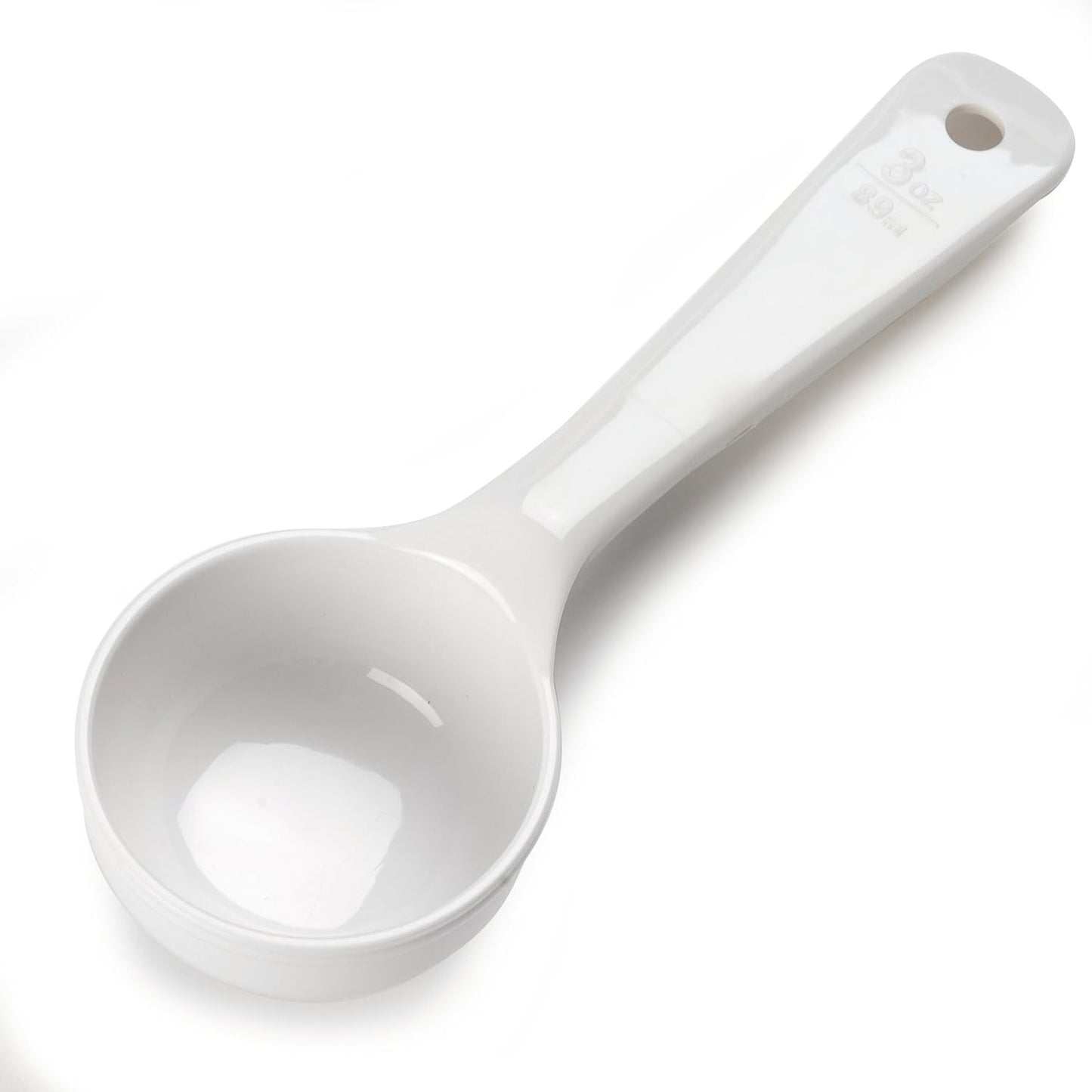 Carlisle FoodService Products 492104 Measure Miser Solid Measuring Spoon with Short Handle, 1 Ounce, Yellow