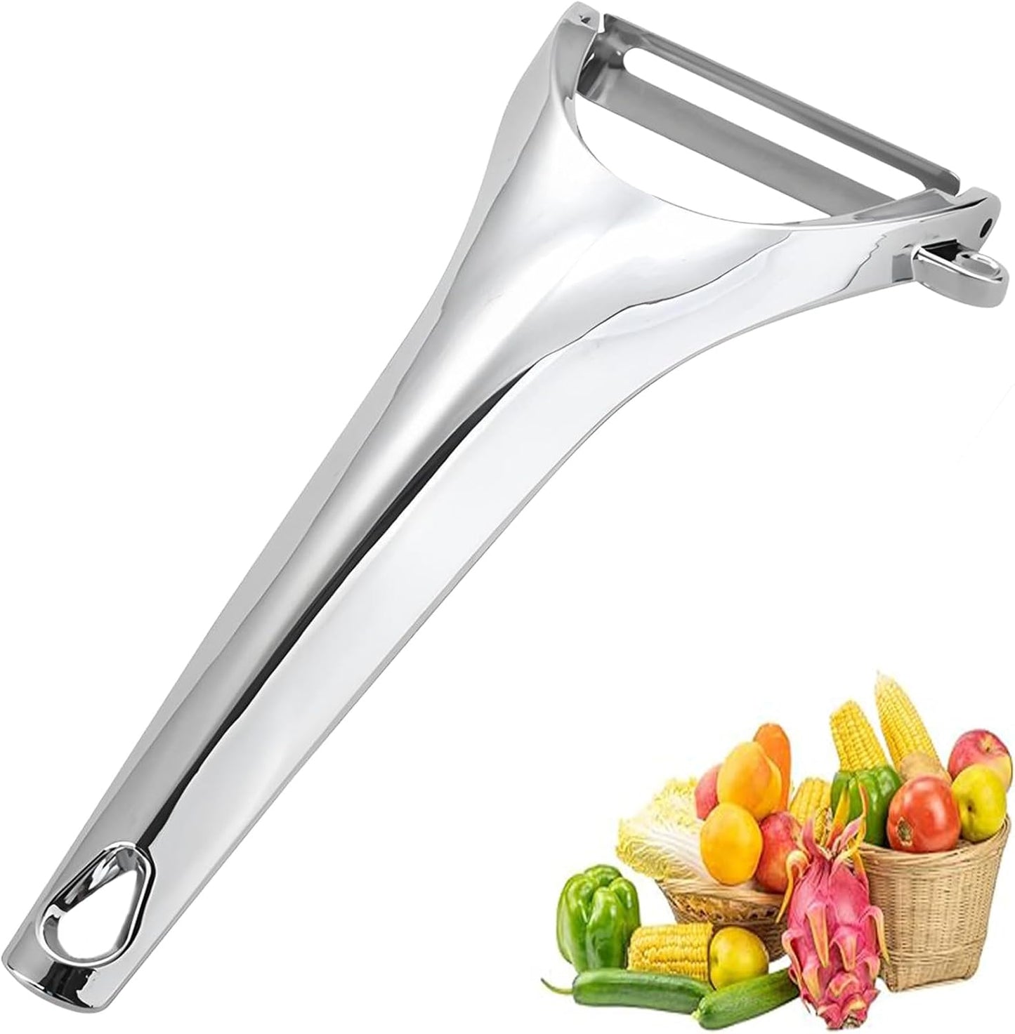 Vegetable Peeler Sharp Stainless Steel Blades for Veggie Potato Sugarcane Pumpkin Papaya Peeling Tool