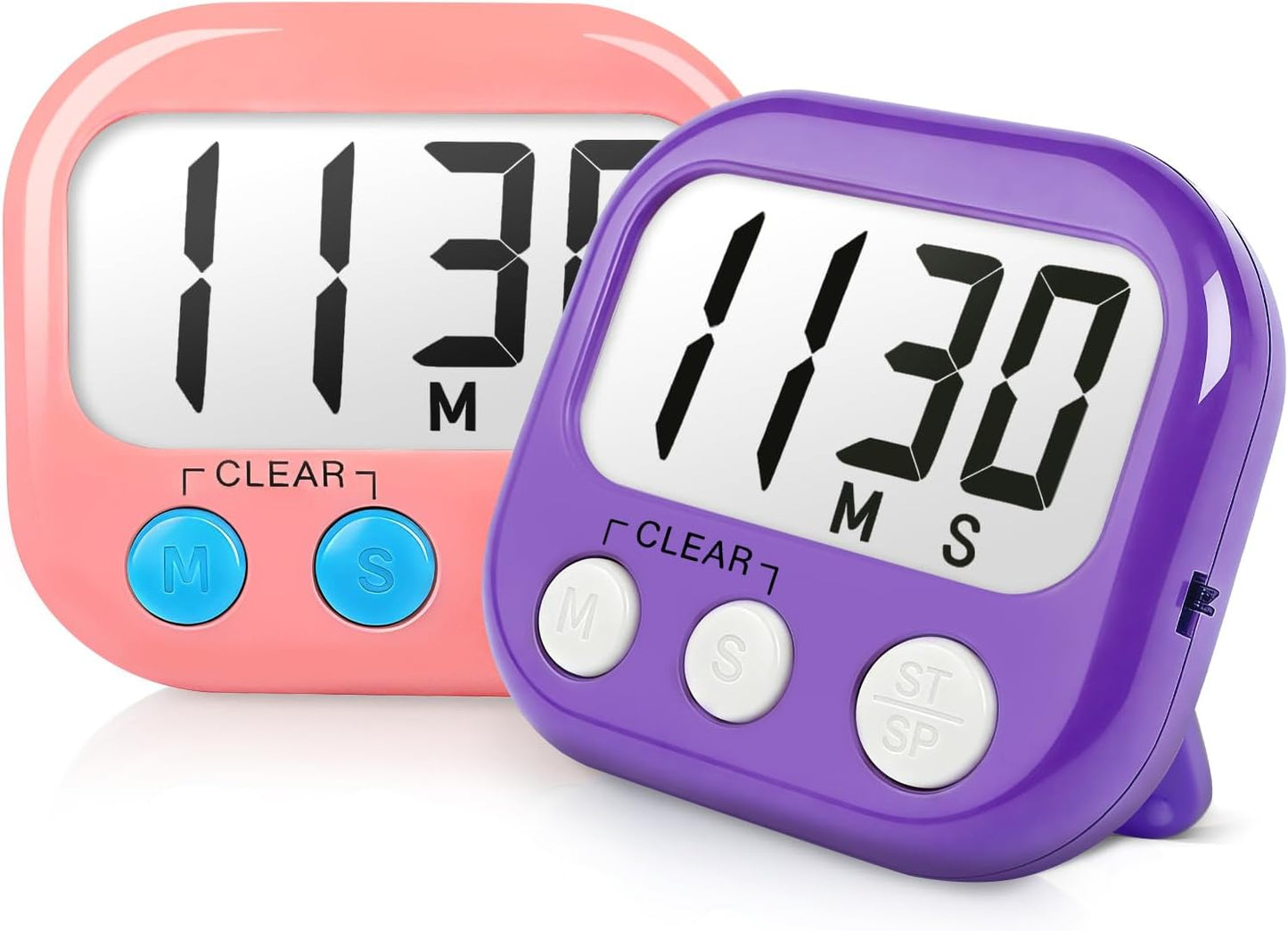 Classroom Timers for Teachers Kids Large Magnetic Digital Timer Teacher Supplies 2 Pack-Blue Green