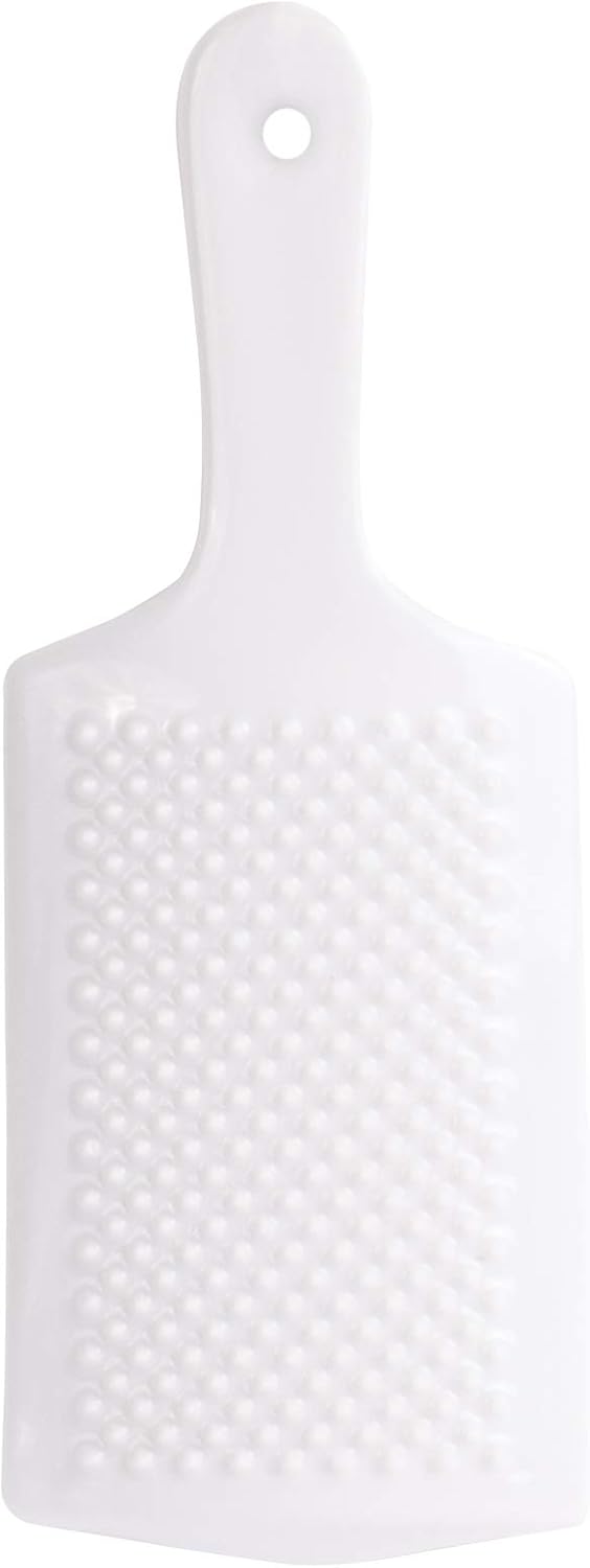 Helen’s Asian Kitchen Professional Kitchen Porcelain Ginger Grater Bowl – Multi-Purpose Fine Grater with Spout, Ideal for Grating Ginger, Nutmeg, Radish, Cheese, and Chocolate. Dishwasher Safe