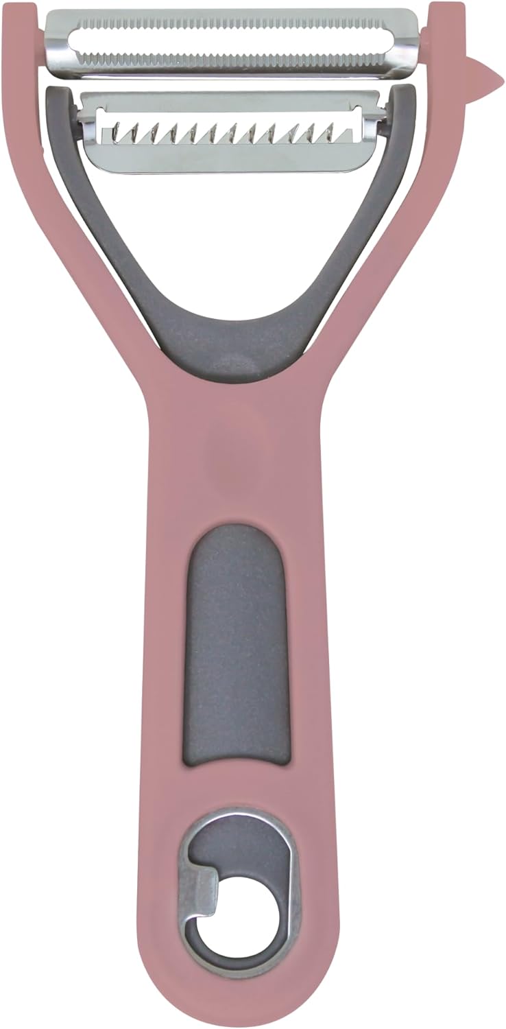 Swivel Vegetable Peeler with Built-in Eye Remover – Stainless Steel Blade with Comfortable Handle, Fruit and Vegetable Slicer, Potato and Carrot Cutter – Kitchen Tools & Accessories – Blue