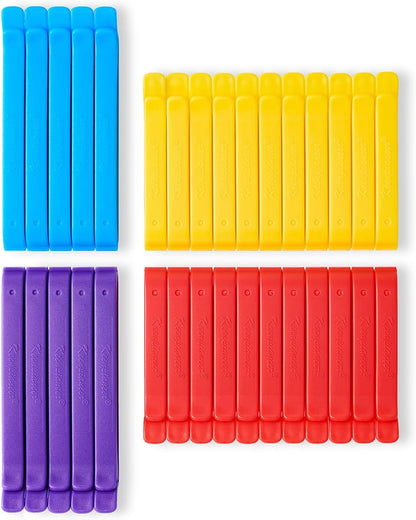 Keenpioneer Decorating/Icing Bag Sealing Clips, 60 Pack, Multipurpose for Food and Snack Storage, 3inch, 4inch and 6inch long