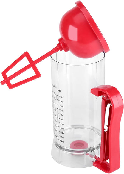 Electric Batter Beater Cordless Electric Battery Powered Mixer Dispenser Pancake Cupcake Waffle Batter Maker Machine Foodmixer Herramientas de cocina