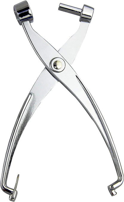 Cherry Pitter Remover, Heavy Duty Zinc Alloy Cherry Stoner - Silver