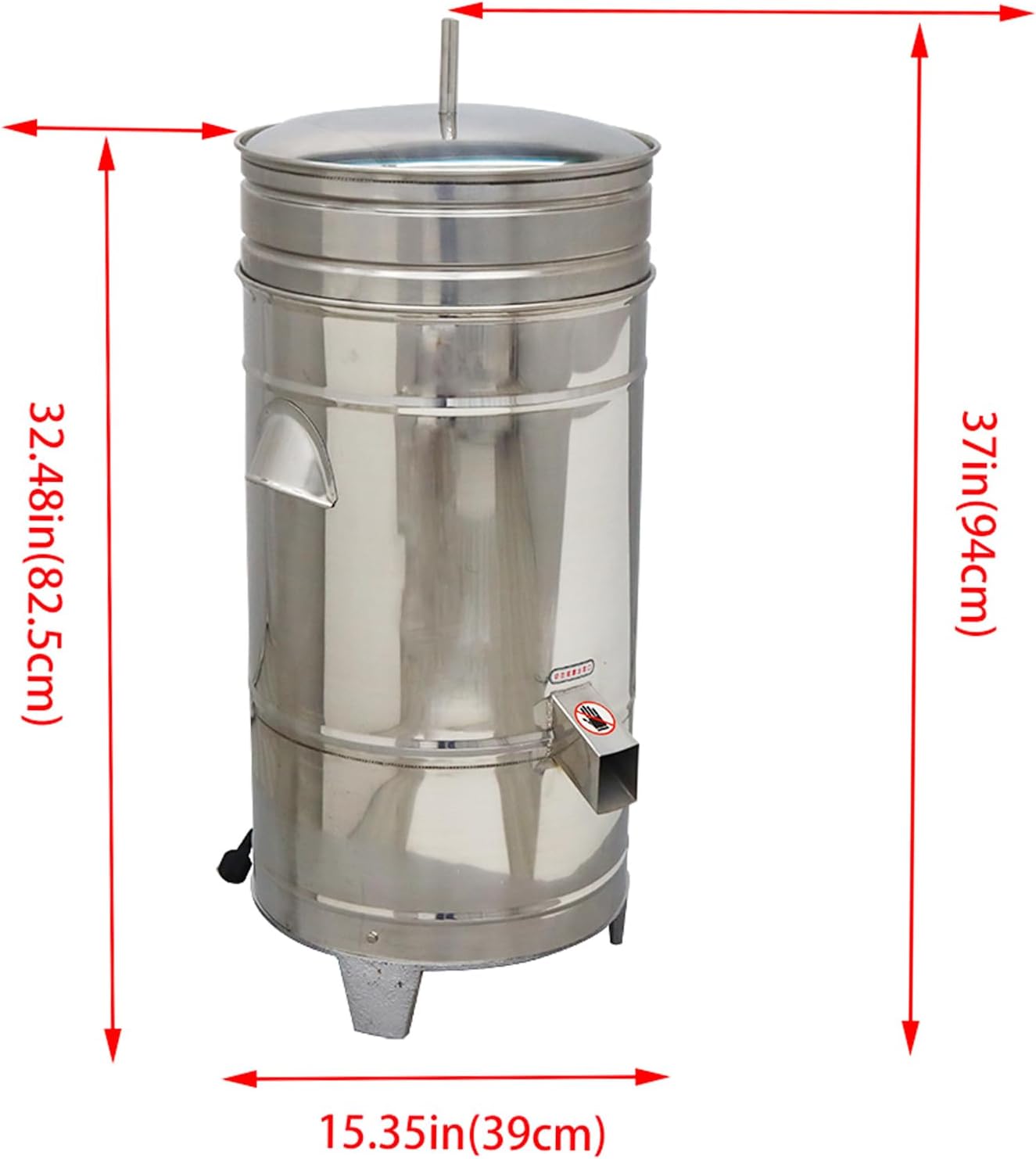 5KG Commercial Salad Spinner Adjustable Speed Stainless Steel Salad Dryer Vegetable Water Thrower Dehydrator for Hotels Restaurants Food Processing Plants 220V