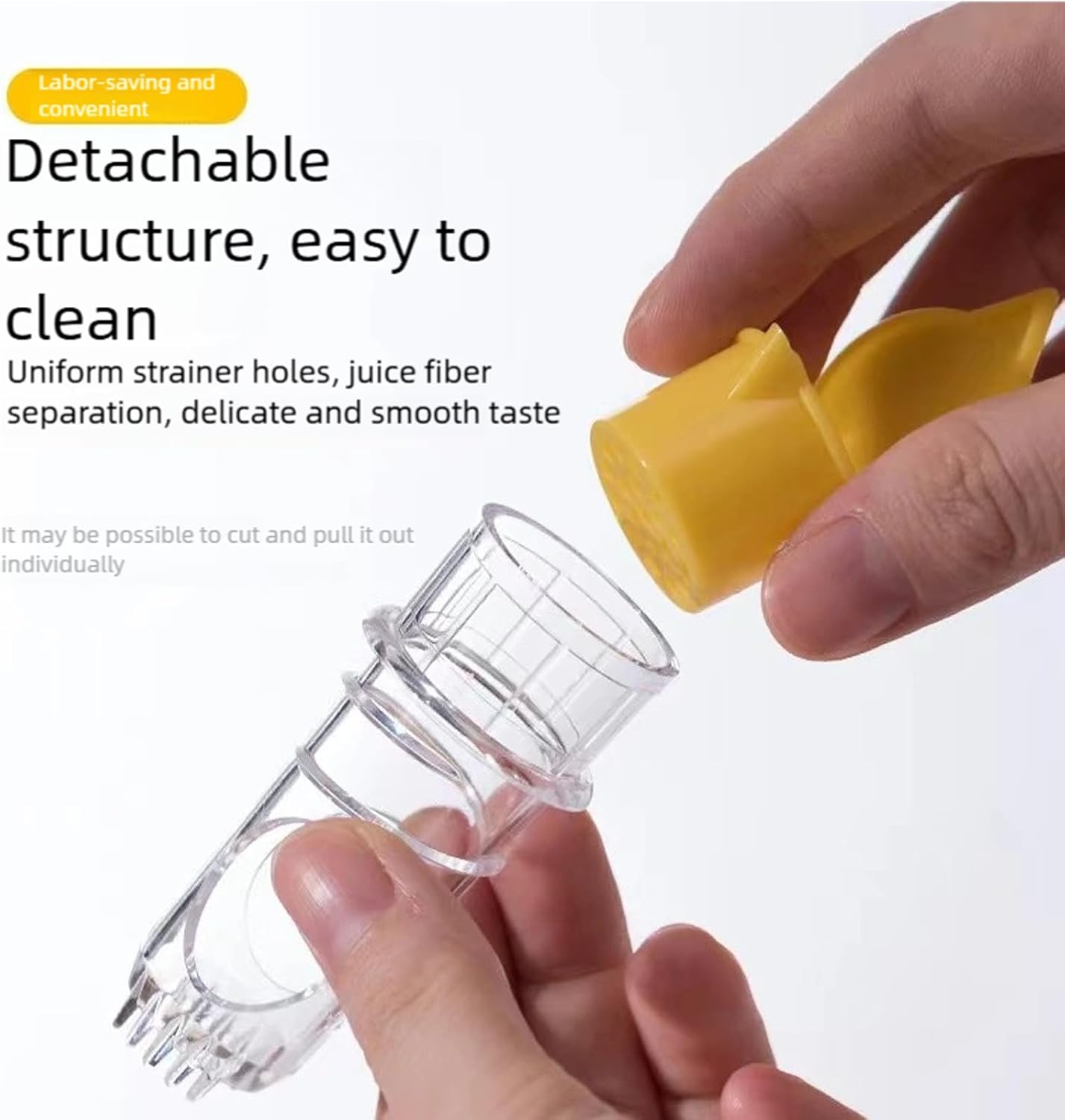 Screw Top Lemon Squeezer, Lemon Juicer Squeezer, Handheld Lemon Squeezer, Mini Manual Lemon Juicer with Lid (2, yellow/green)