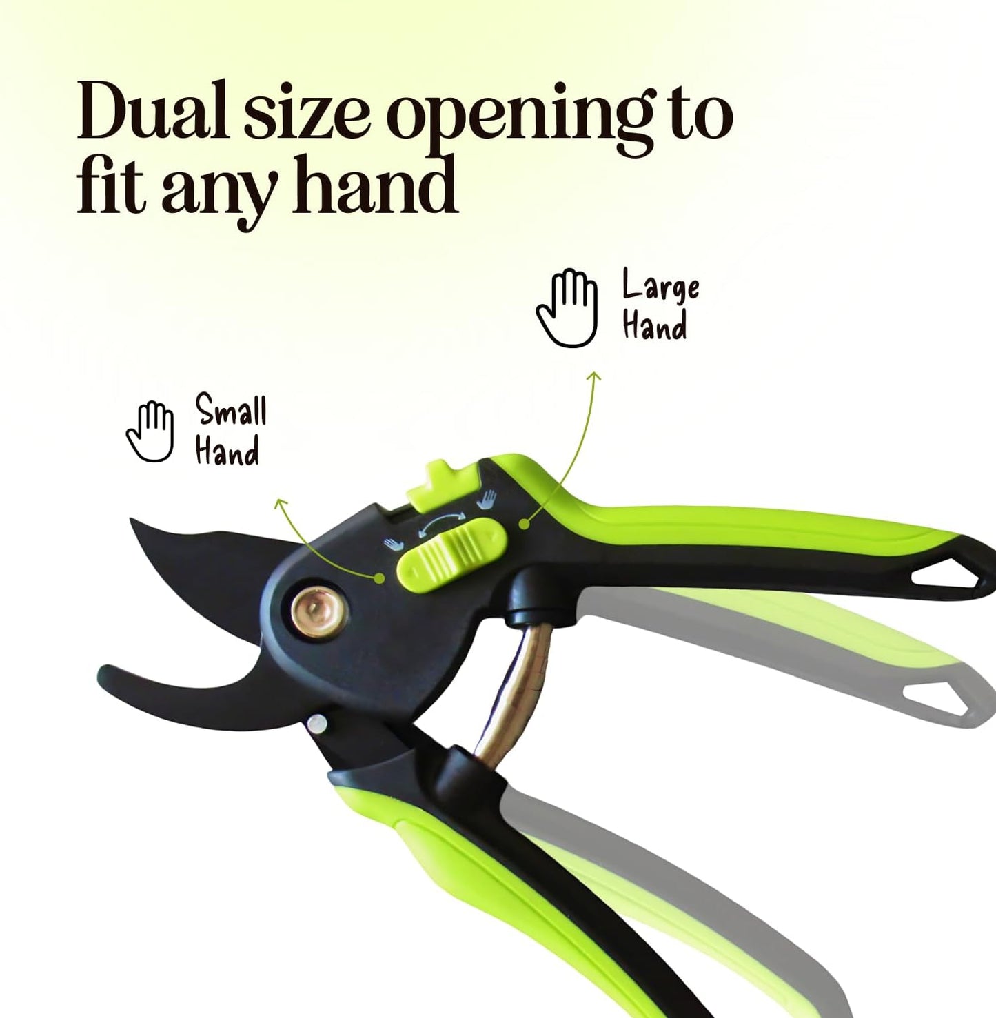 2-Pack Stainless Steel Gardening Scissors, Pruning Shears and Clippers for Gardening
