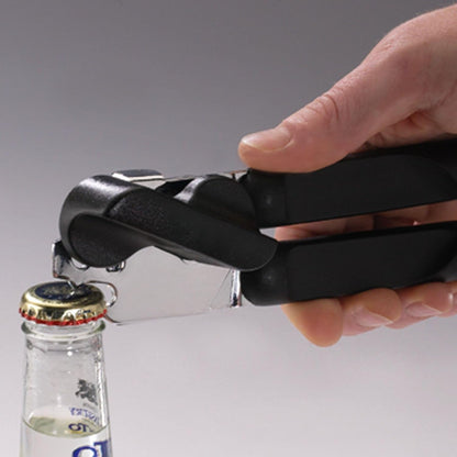 Westmark Germany Steel Manual Can Opener with Lid Lifter (Black)