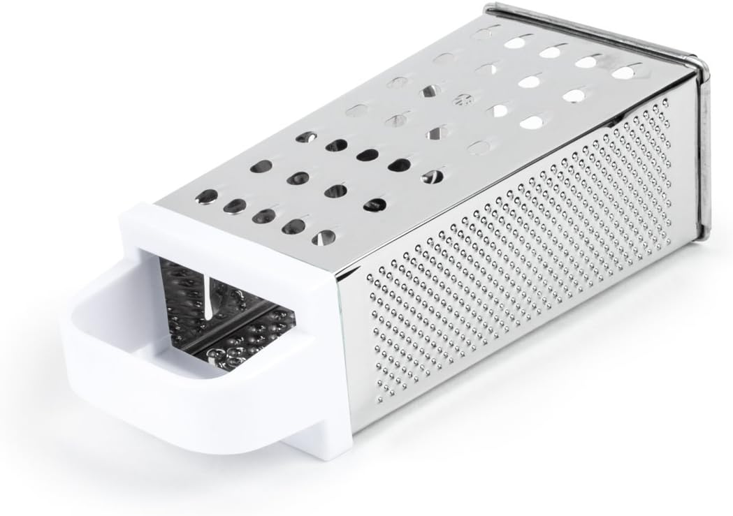 Fox Run 4-Sided Grater, Stainless Steel, 8-Inch