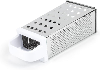 Fox Run 4-Sided Grater, Stainless Steel, 8-Inch