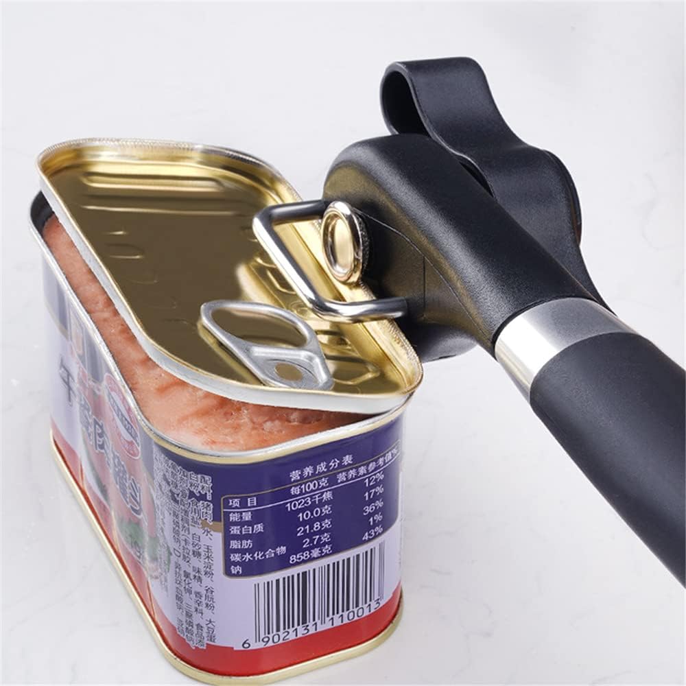 ZKG Cans Opener Professional Kitchen Tools Bottle Opener Knife Handheld Manual Can Tin Opener Side Cut Manual Jar Opener