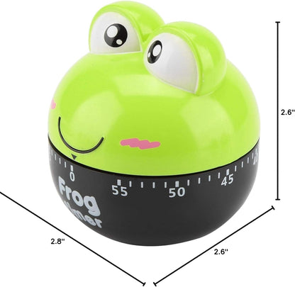 Cartoon Animal Kitchen Timer, 55 Minute Mechanical Countdown Timer for Cooking Baking No Battery Required Cute Clock for Eggs Cookies (1#)