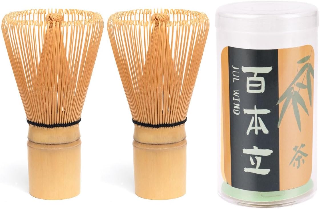 Matcha Whisk Set, Ceramic Matcha Set Includes Bowl with Spout, Whisk and Holder, Bamboo Scoop, Sifter and Tea Towel - 6 Pcs Matcha Kit Gift for Lovers Beginners (Pink)