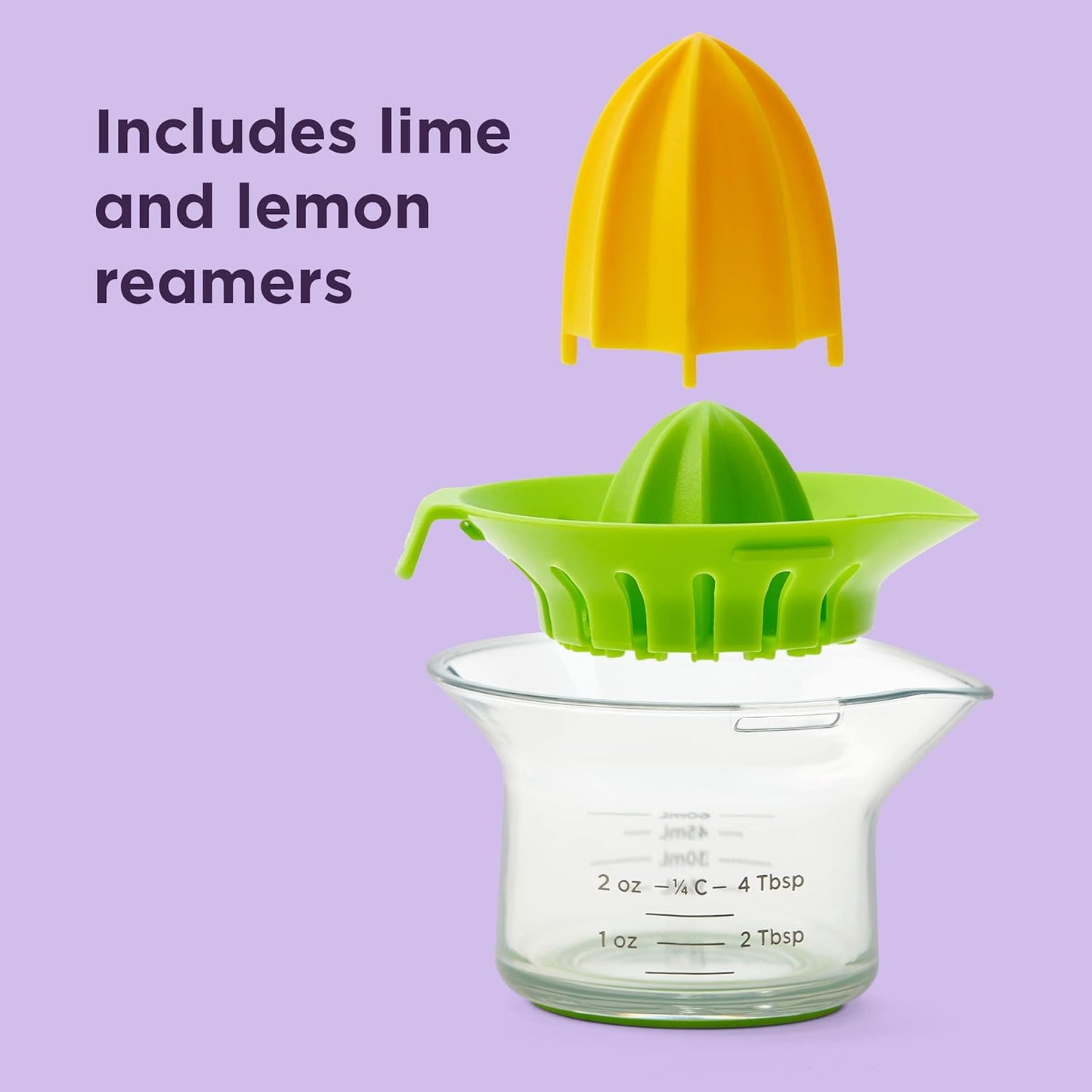 Chef'n Juicster Mini Citrus Juicer, One Size, Lemon/Arugala