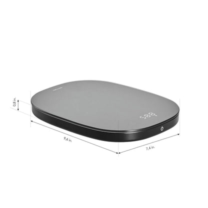 ZWILLING Enfinigy Digital Kitchen Food Scale, Max Weight 22lbs, Grams & Ounces, .1-gram Accuracy, Black