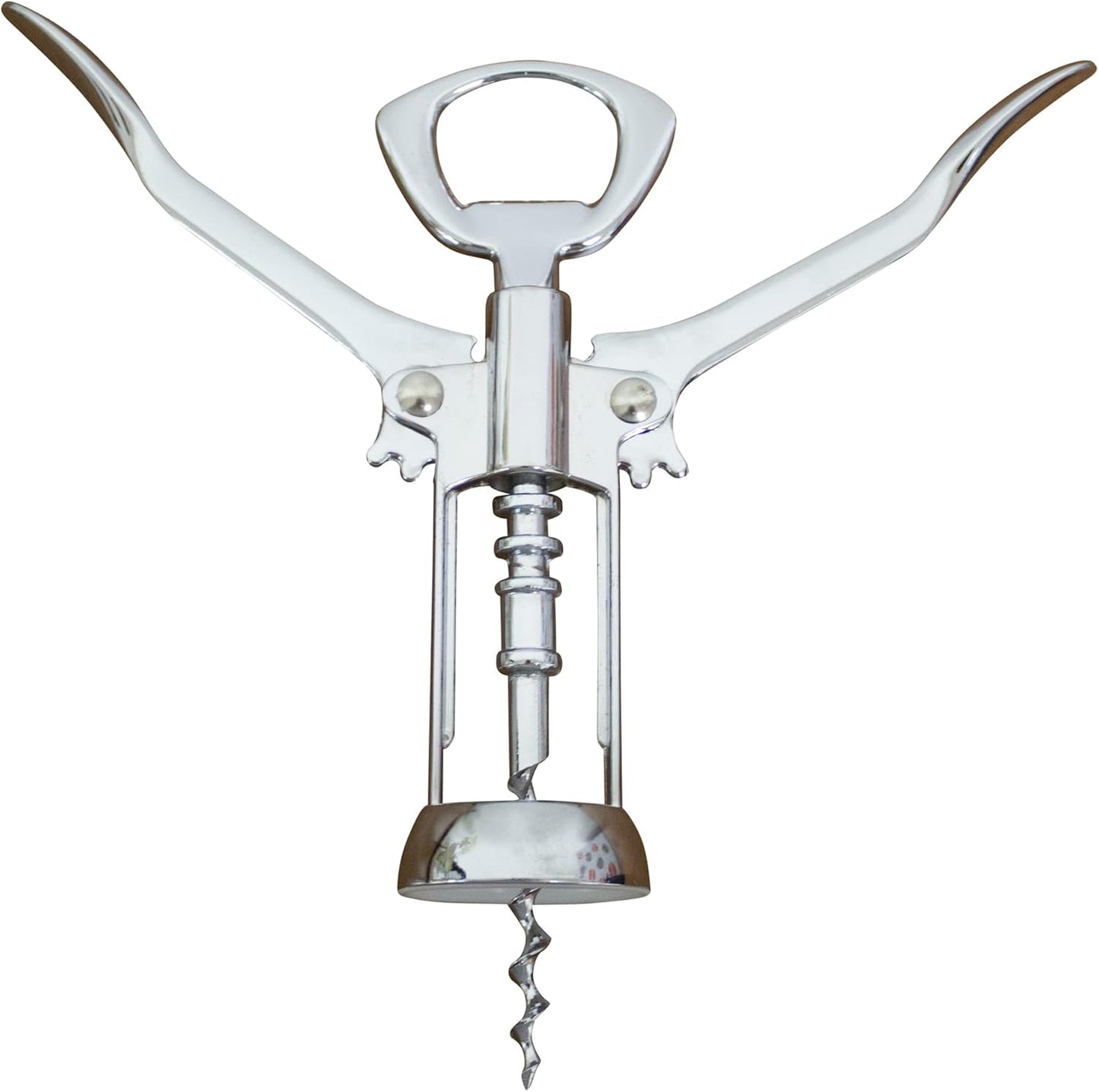 IMUSA USA Winged Corkscrew for Wine and Beer Bottles