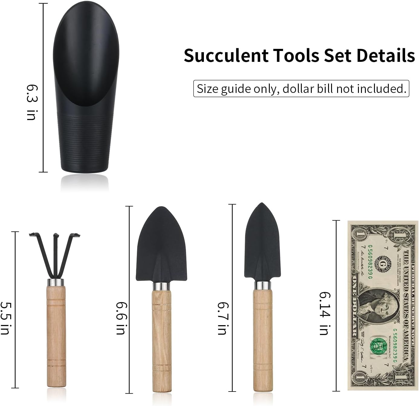 5Pcs Succulent Tools,Mini Garden Tools,Pruning Scissors as Plant Accessories, Gardending Hand Tools Kit for Seedling Soil,Caring Succulent,Houseplent,Bonsi,Gifts for Woman and Man