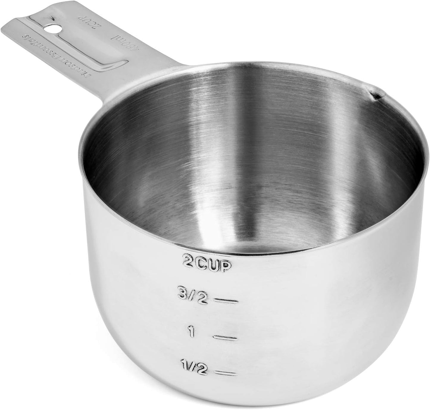 Hudson Essentials Stainless Steel Measuring Cups and Spoons Set (15 Piece Set)
