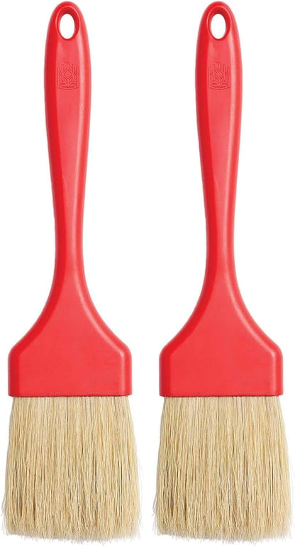 King Arthur Baking Company Professional Pastry Brush, Natural Boar Bristles, 2-Inch, For Butter, Egg Wash, Glaze And Baking Prep