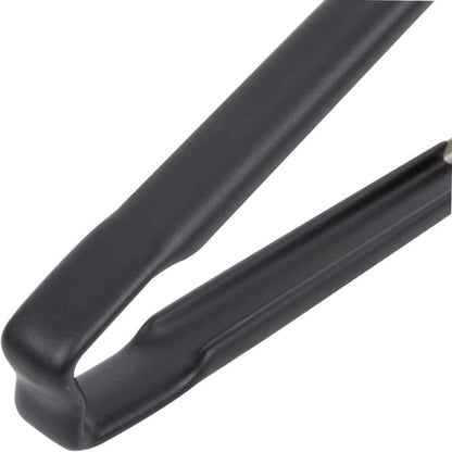 Vollrath 4781220 Jacobs's Price 12-Inch 1-Piece Tong, Stainless Steel, Black Handle
