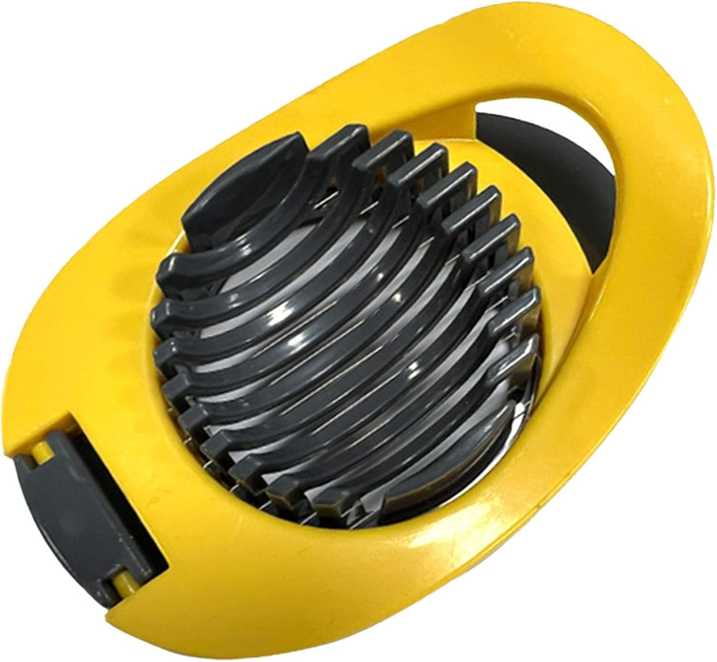 Stainless Steel Wire Egg Slicer, Hard Boiled Egg Cutter, Strawberry Dicer, Multi-Purpose Kitchen Tool (B, One Size)