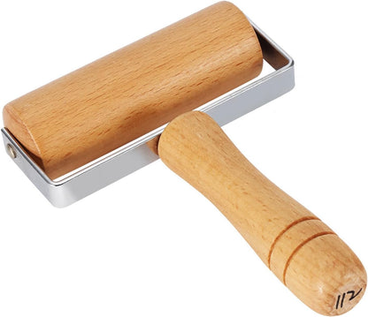 Small Rolling Pin, Pizza Dough Roller, Non Stick Wood Pastry Roller, Kitchen Wooden Rolling Pins for Baking Cooking Cookie Bread Tortilla Dumpling Fondant Clay (Style 2)