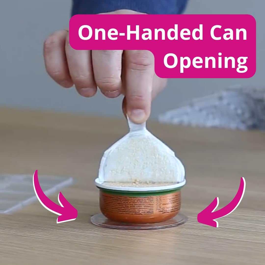 One-Handed Gadget to Secure Any Item, Open Jars & Bottles, Mix Food in A Bowl. Adaptive Equipment for One Hand—Great Gift Idea for Those with Weak or Injured Hands and Stroke Recovery. 3pcs x 3.14"