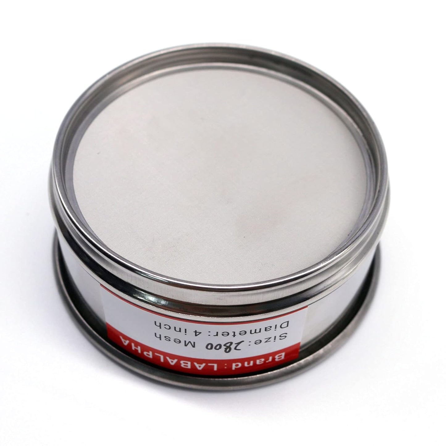 LABALPHA 70 Mesh Lab Sieves, Test Sieve #70 Mesh, 4'' Diameter, 304 Stainless Steel Wire Cloth (0.22mm)