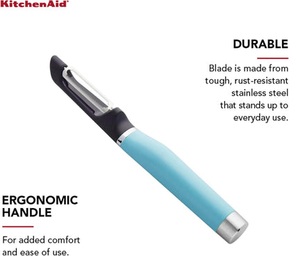 KitchenAid Gourmet Euro Peeler, 8.7-Inch, Black