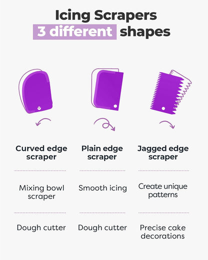 Kootek 71PCs Cake Decorating Kit, Baking Supplies Tools - Includes Cake Stand Turntable, 12 Icing Piping Tips Set, 2 Frosting Spatulas, 3 Scrapers, 50+2 Piping Bags, Coupler, Video Tutorial, Booklet