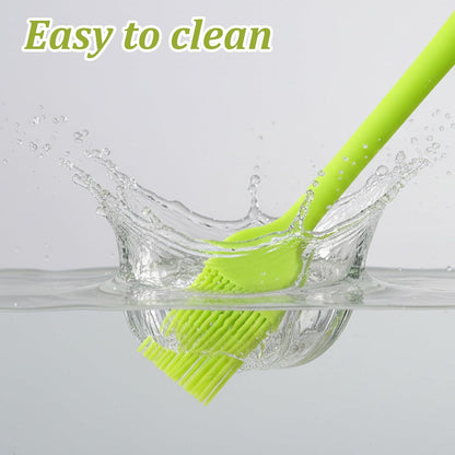 6Pcs Silicone Pastry Brush Cooking Basting Brush Premium Heat Resistant Kitchen Utensils for BBQ Sauce Oil Meat Butter Marinade Food, 19cm/7.48"