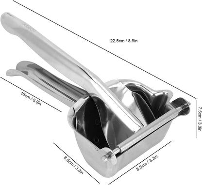 Manual Juicer, 304 Stainless Steel Lime Squeezer Tomato Press Manual Citrus Juicer with Comfortable Handle Kitchen Accessories Fresh Fruit Juice Extractor for Lemon Grape Fruit