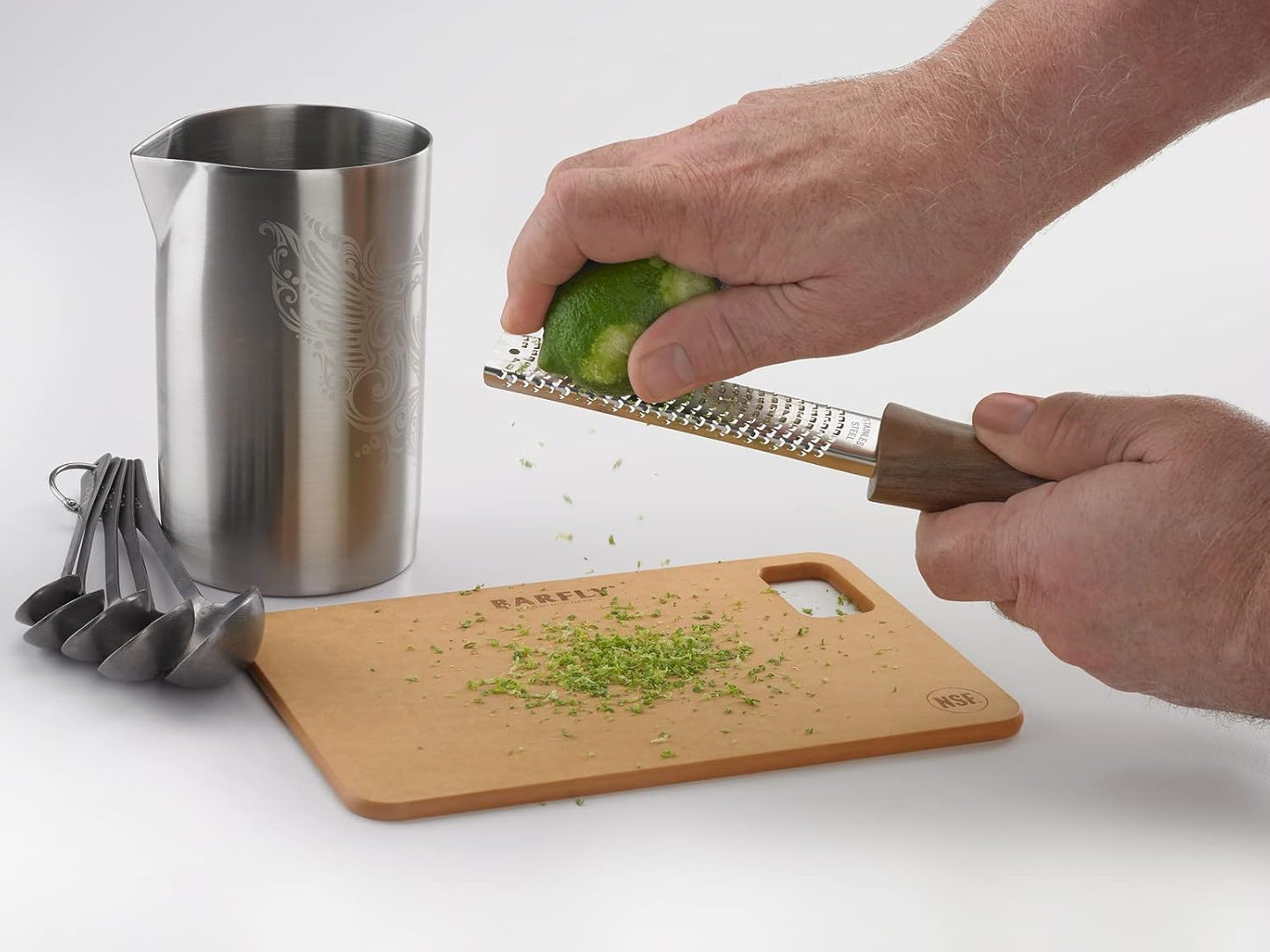 Barfly Bar Zester With Walnut Handle