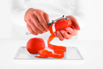 Rosle Stainless Steel Left-Handed Swivel Peeler, 7.5-inch