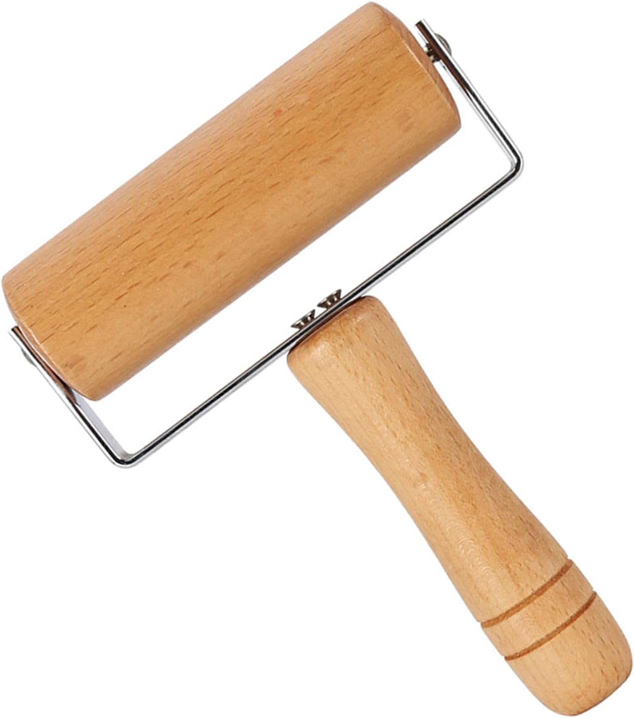 Small Rolling Pin, Pizza Dough Roller, Non Stick Wood Pastry Roller, Kitchen Wooden Rolling Pins for Baking Cooking Cookie Bread Tortilla Dumpling Fondant Clay (Style 2)
