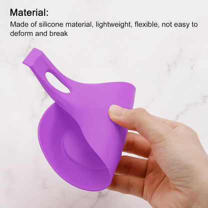 uxcell Silicone Spoon Rest, 7.68" x 3.74" Heat Resistant Kitchen Utensil Holder Spatula Ladle Rest for Counter Stove Top, Black 8Pcs