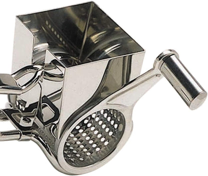 MasterClass Deluxe Stainless Steel Rotary Cheese Grater, Silver