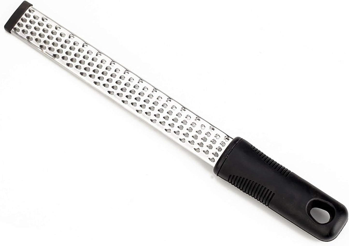 Cheese Grater, 10 Inch x 1 Inch Stainless Steel Vegetables Zester with Rubber Handle for Vegetables, Cheese, Fruits and Lemon (25cm)