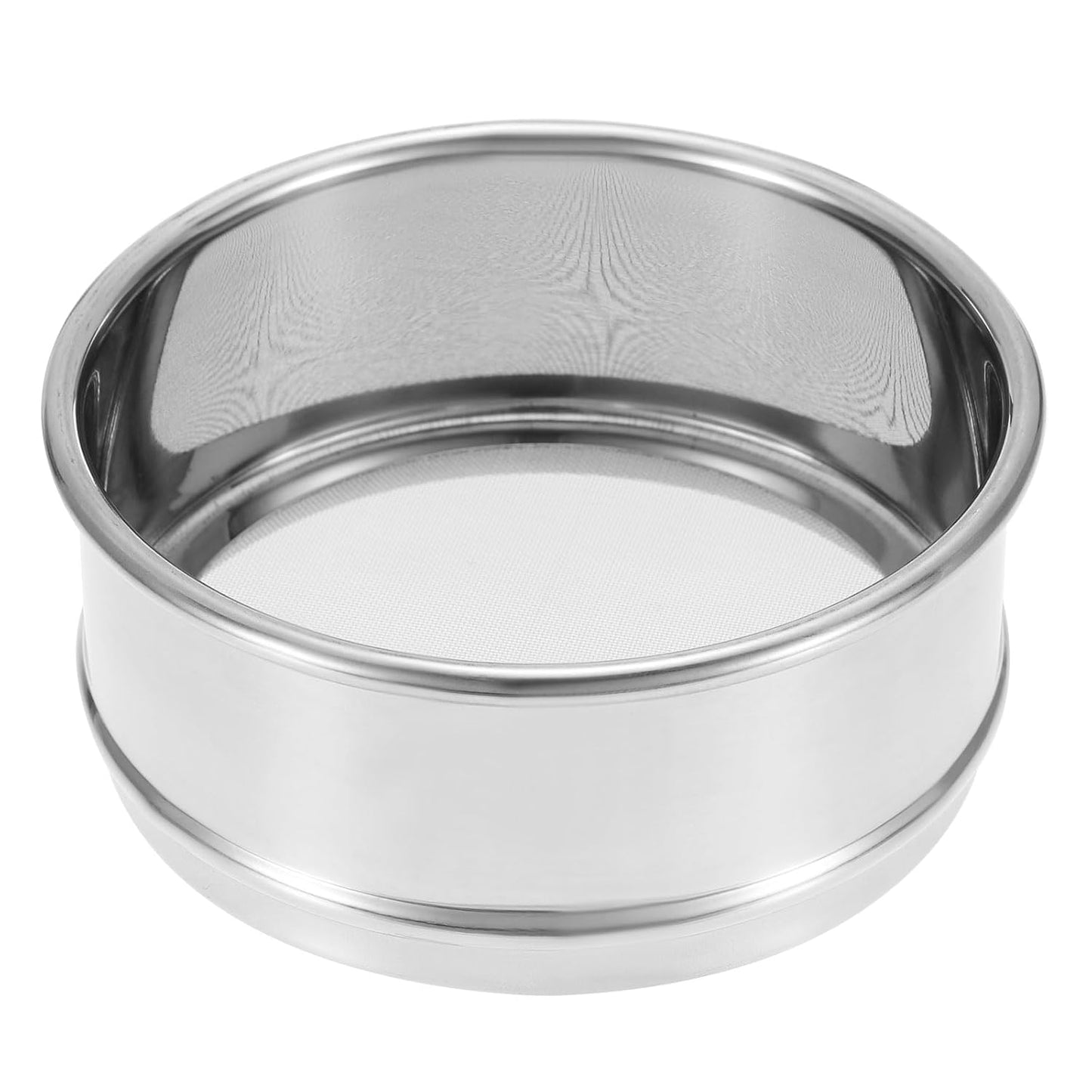 PATIKIL 150 Mesh Lab Sieve, 4" Diameter Test Sieve 304 Stainless Steel Wire Cloth (0.1mm) for Industrial Laboratory