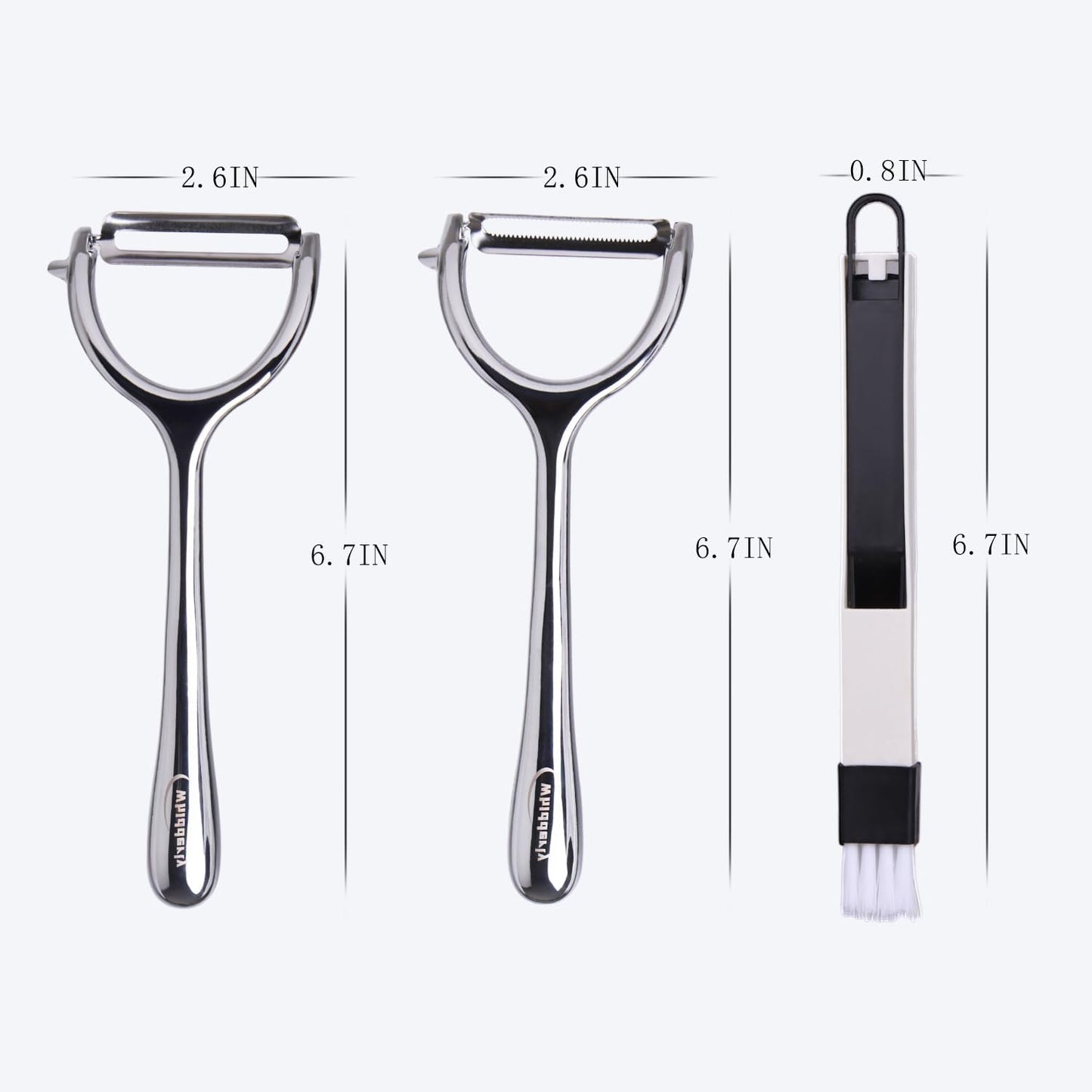 Multifunction 2-in-1 Julienne Peeler Vegetable Peeler, Potato Peelers, Peelers for Kitchen Y Peeler for Carrot Potato Melon Kiwi, Kitchen Cooking Tools (dual-purpose)