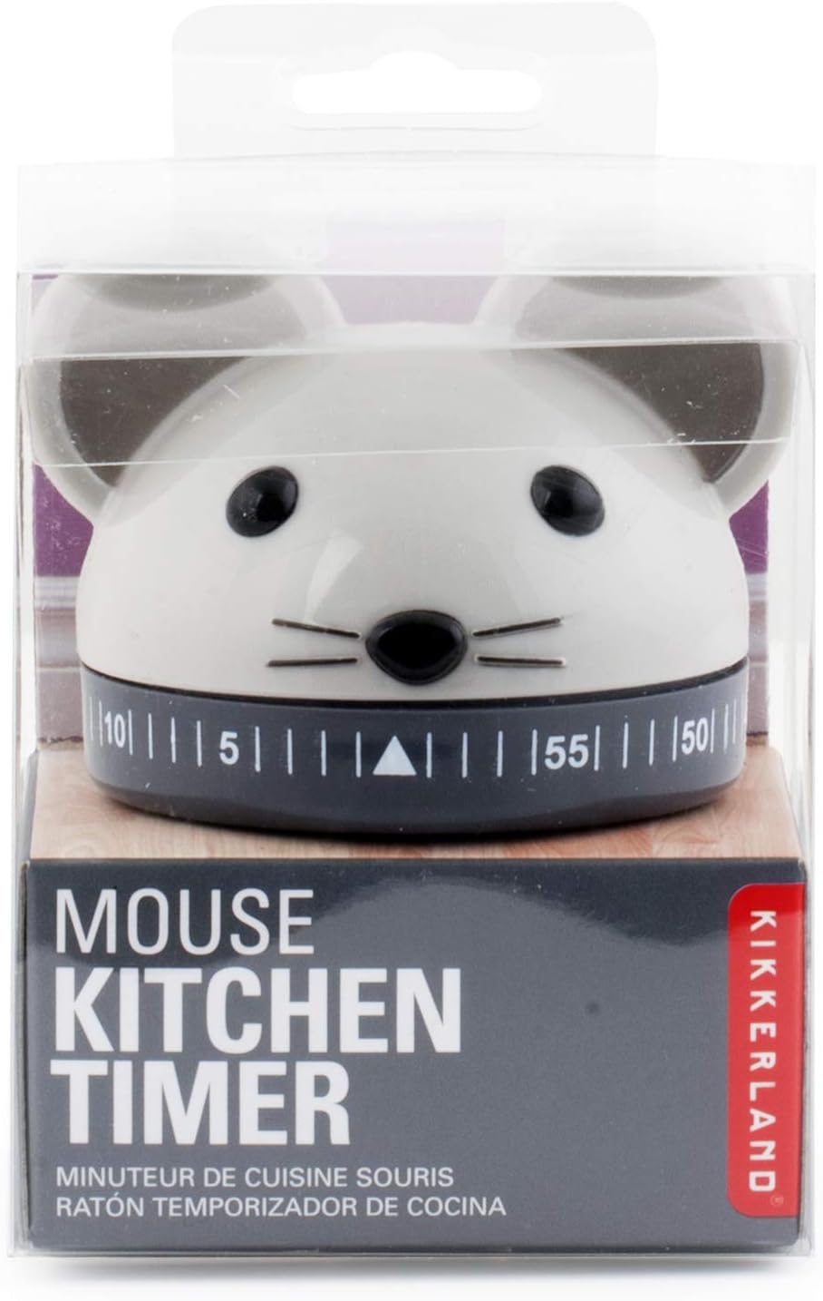 Kikkerland Ladybug Kitchen Timer, Red (KT21-A), 5.7 x 5.7 x 4.4 cm