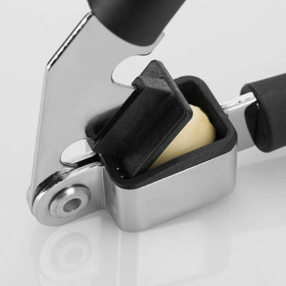 Westmark Germany Multipurpose Garlic Press with Olive Pitter, Nutcracker and Fish Scaler (Grey)