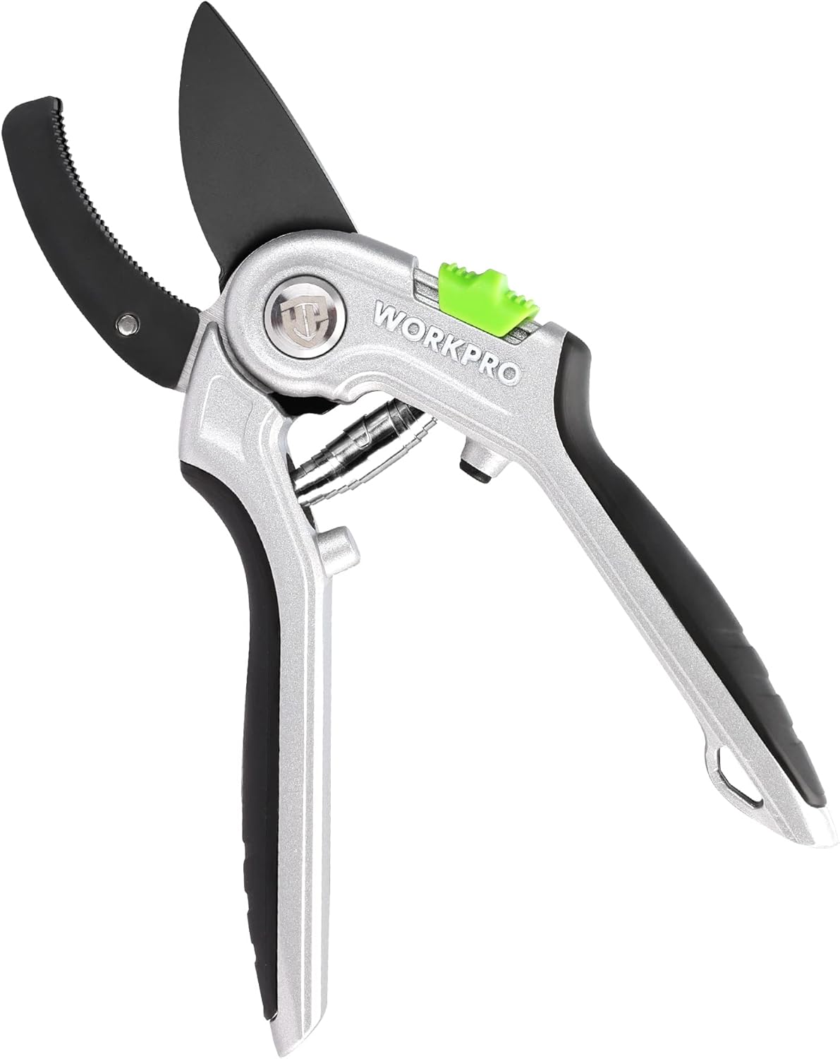 WORKPRO Garden Pruning Shears 2 Pack, 8" Bypass Pruning Shears and 6.25" Straight Garden Scissors, Premium Plant Shears, Garden Clippers Hand Tools for Cutting Flowers, Trimming Plants, Picking Fruits