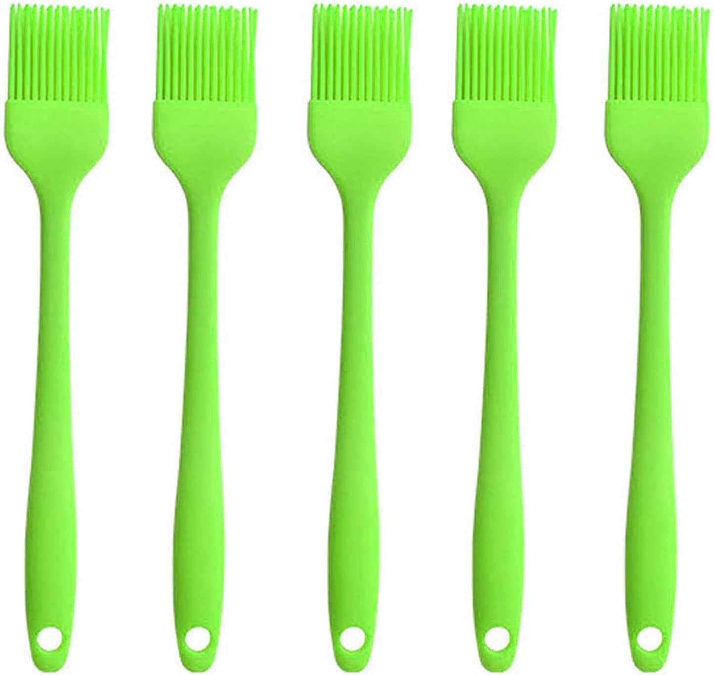 Silicone brush, Oil Brush for BBQ Kitchen Cooking Baking and Grilling (2 PCS,pink) - Colors A