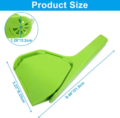 Zorfeter Effortless Lime Juicer, Manual Hand Juicer Easy-Squeeze Fold Flat Citrus Juicer, Portable Lemon Press Squeezer for Lemons/Limes/Citrus(Yellow)