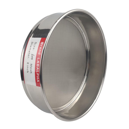 LABALPHA 120 Mesh Lab Sieves, #120 Mesh Test Sieve, 8'' Diameter, 304 Stainless Steel Wire Cloth (0.125mm)